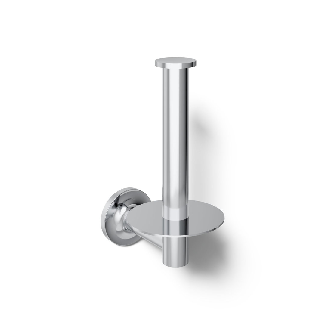 Purist Vertical Toilet Paper Holder, Wall-Mount Bathroom Toilet Paper Holder Kohler