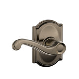 Flair Lever with Camelot Trim Hall and Closet Lock
