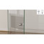 Vitrine, vitrine, bibliothèque avec porte double à 4 tablettes Romona