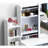 Vanity Desk With Adjustable Lights Mirror - 4 Dresser, White Contemporary & 4 Drawers,
