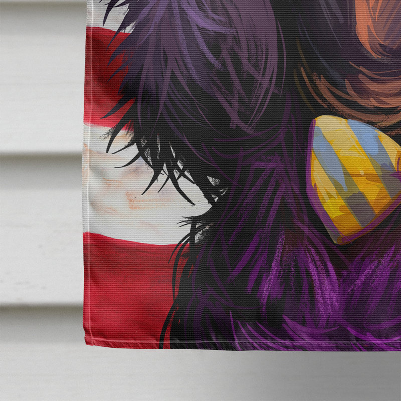 Polyester à 2 côtés 28 x 40 po drapeau maison, Setter Gordon