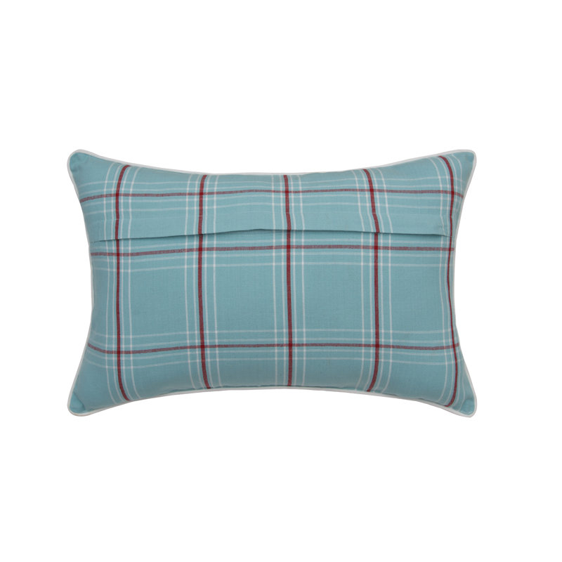 Plaid Noel Pillow