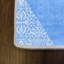 Tapis oriental en polyester bleu Boutin-1354648111