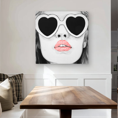 Miss Trend - Figurative Beauty Metal Print for Home Decor