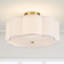 Plafonnier semi-encastré en tissu 3 lumières Tekamah-59518745-59112955