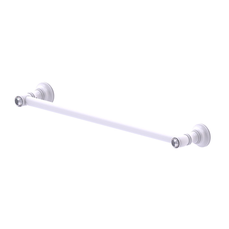 Barre à serviettes murale Freyja, Blanc mat, H 3,5 po x l 30 po x P 2 po