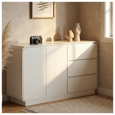 Buffet avec 2 portes et 3 tiroirs Easton