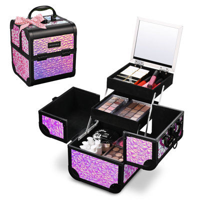 Organisateur de maquillage en aluminium Laerte