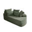 Canapé-lit et fauteuil inclinable semi-circulaire 2 en 1 de 78,5 pouces avec 5 coussins, aucun assemblage requis-1205971806