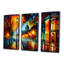 «Colorful Montreal City IV», ensemble d'art mural sur toile Cityscapes-550809851-550809850