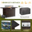Romanas 8 Piece Patio Conversation Sets With Fire Pit Table-2058267866