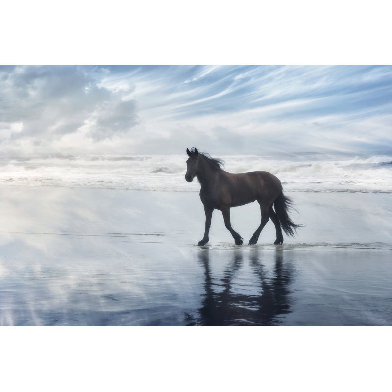Horse Motion VI, H 20 po x l 30 po x P 1,25 po