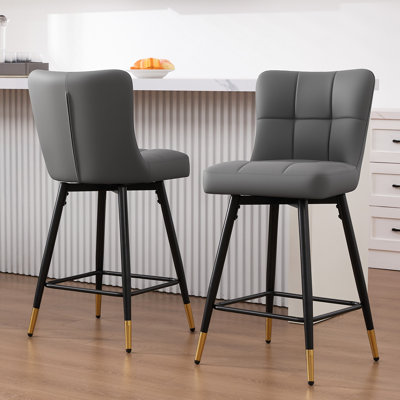 Tabouret de bar pivotant 26 po