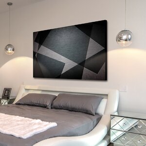 'Movement' Painting Print on Brushed Aluminum