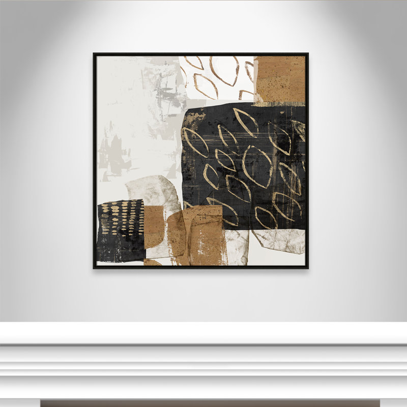 Shape of Formation II - reproduction carrée par Casa Fine Arts, Espresso, H 37,5 po x l 37,5 po