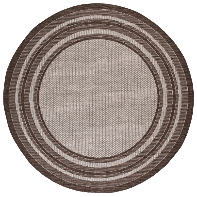 Courtyard 8475 Geometric Indoor/Outdoor Rug, Rectangle 6' x 8'