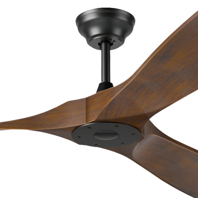Ventilateur de plafond avec ensemble d'éclairage Omaima, 60"
