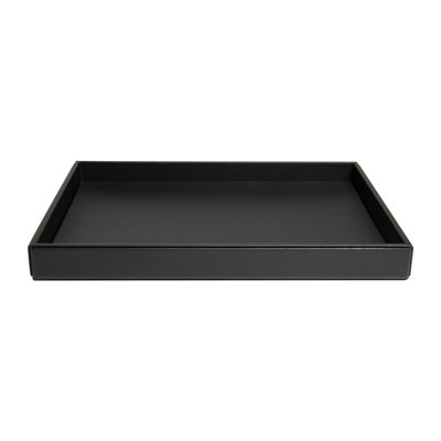 East Urban Home Faux Leather Tray