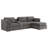 Winfree 4- Piece Upholstered Sectional With Console-1424064127