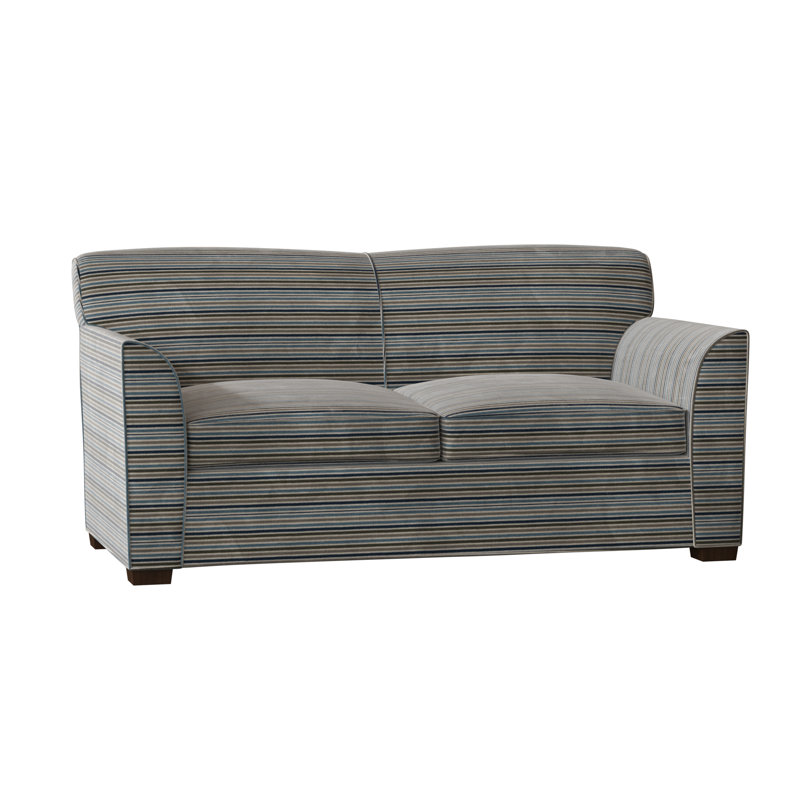 Brunswick Sofa, 72" W, Laurel Blue, Café