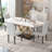 Trischa Upholstered Dining Chair With High Back, Fabric Parson Chair With Solid Wood Legs, Modern Stylish Kitchen Living Room Padded Chair For Home Kitchen-1720111907
