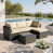 Black Rattan Gray