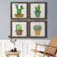Boho Cacti I - Ensemble de 4 reproductions de cadres photo sur toile-1247814918-1247815165-1248026989