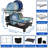 2 Tier Space Saving & Rustproof Kitchen Dish Drying Rack with Utensil Holder-114511923