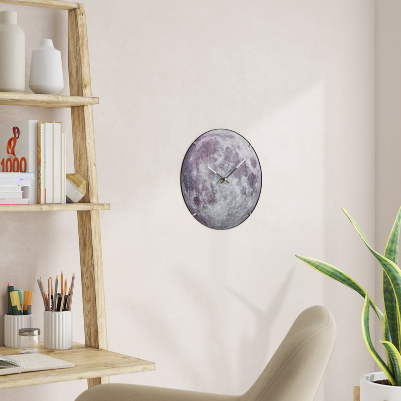 Horloge murale 13,8 po moon dome