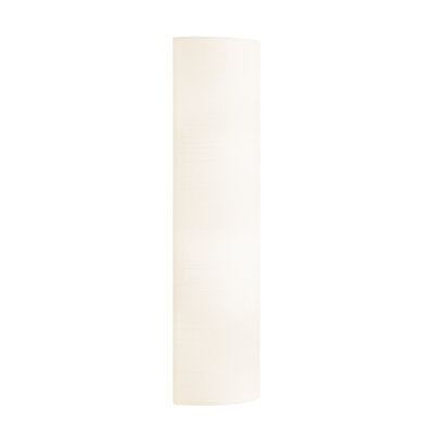 Textile - Classic ADA Tube Fabric Wall Sconce - White Linen