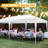 10x20 Pop Up Canopy with Sidewalls,Easy Up Canopy Tent with Carry Bag-104703935