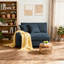 Fauteuil rembourré avec dossier coussiné et pieds en bois massif-1213149799-1213149798