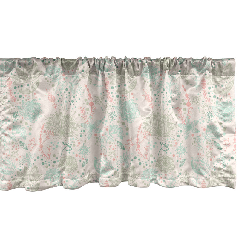 Ensemble de 2 cantonnières Ambesonne Rose, L 54 po x L 12 po