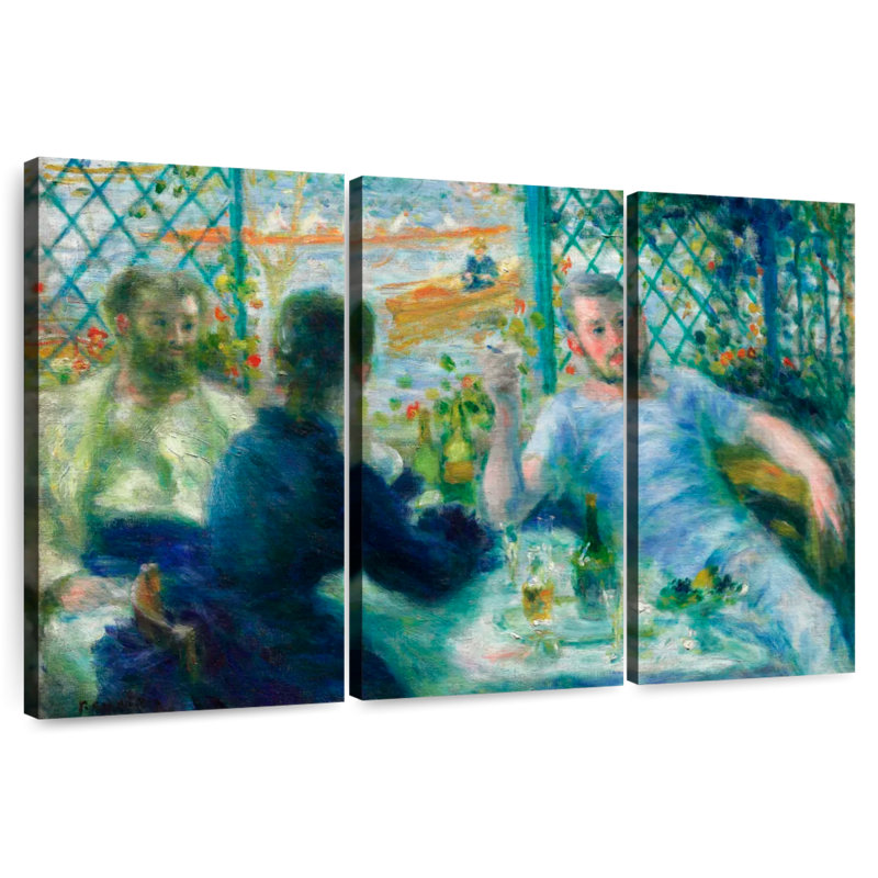 Leisha Lunch At The Restaurant Fournaise The Rowers' Lunch, 48" H x 74" W
