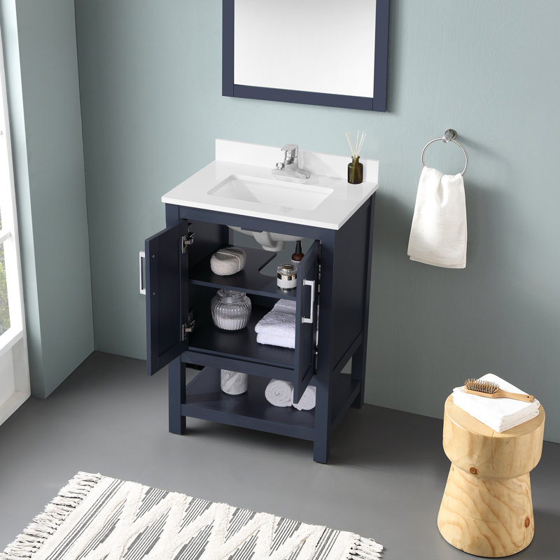 Meuble-lavabo simple 24 po OVE Decors Vegas, Midnight Blue