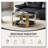 35inch Modern Coffee Table