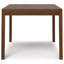 Table de salle à manger Wilson en placage de noyer