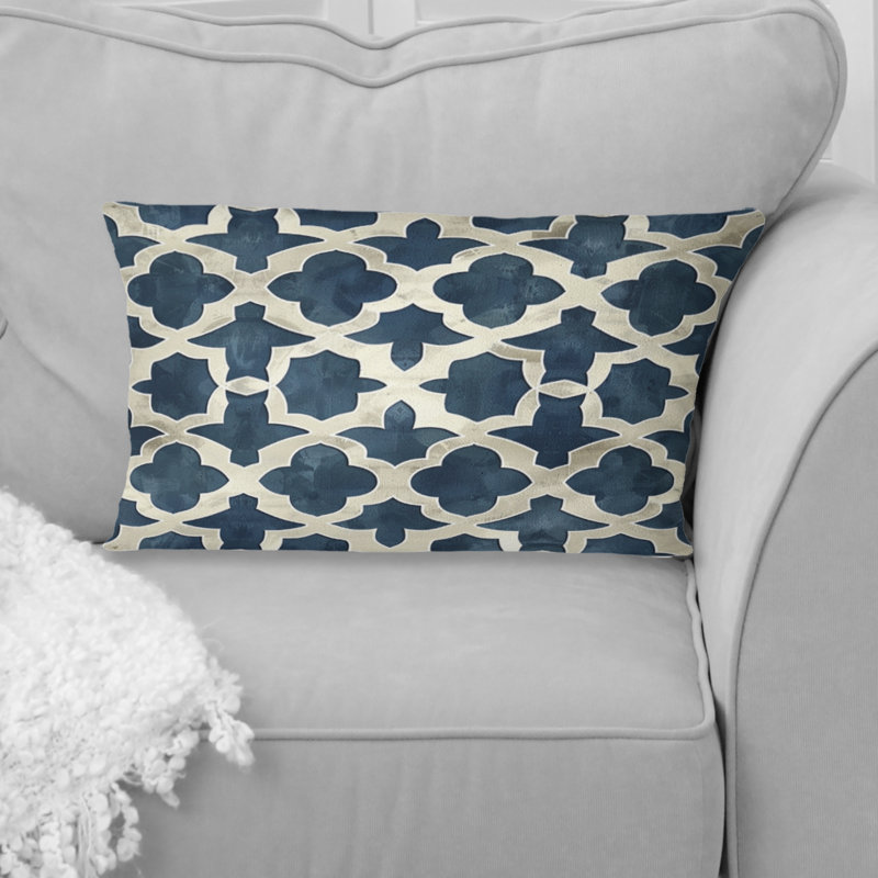 Blue Majestic Mirage - Coussin lombaire traditionnel
