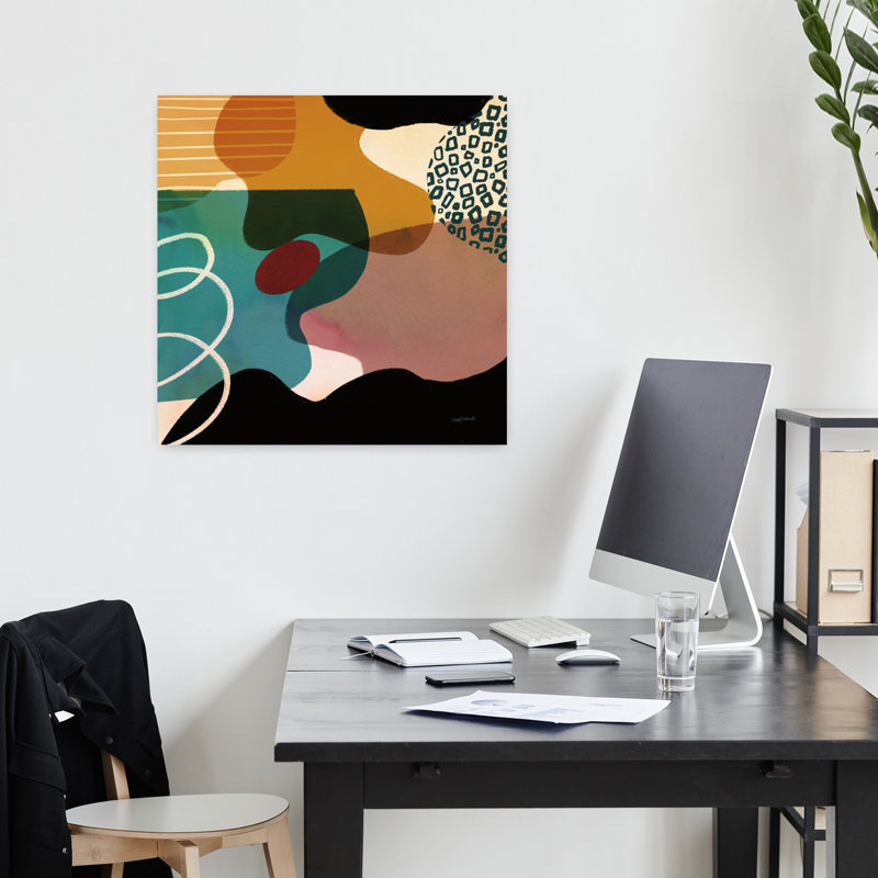 Variété III abstrait, art contemporain moderne, H 18 po x l 18 po
