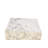 Giza 32" Drum Coffee Table in Alabaster Marble