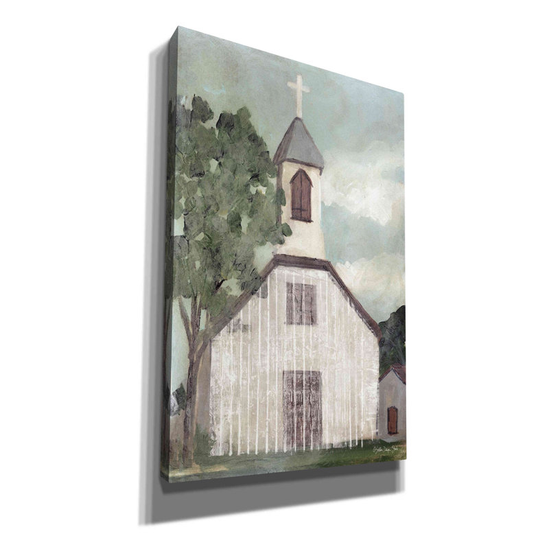 «Church 2» par Stellar Design Studio, art mural sur toile, H 40 po x l 26 po x P 1,5 po