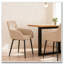 Dining Chair With Backrest And Wide Seat