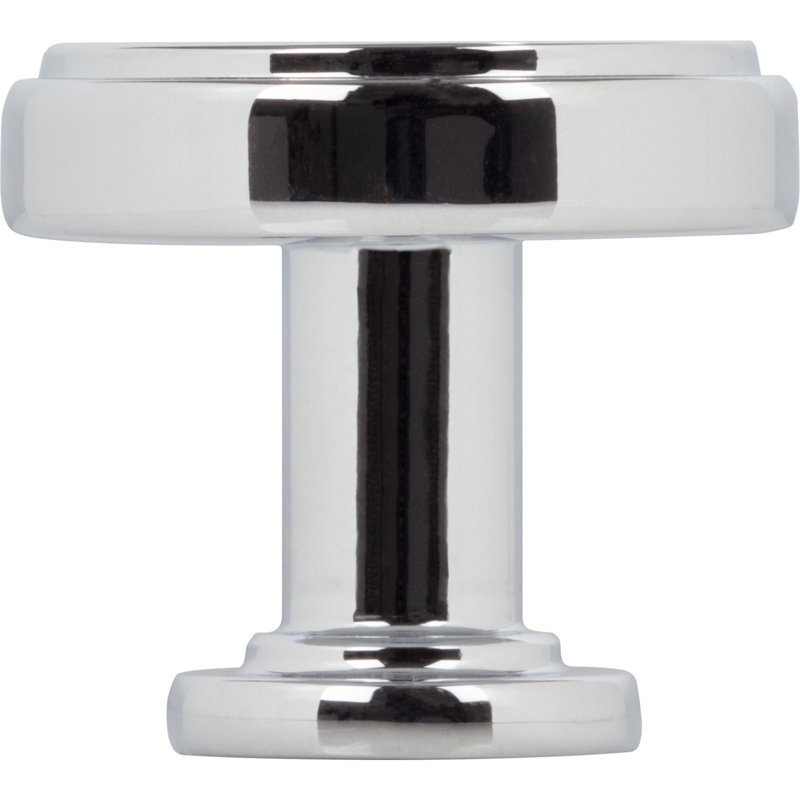 Richard Round Knob, Polished Chrome, 1 1/4"
