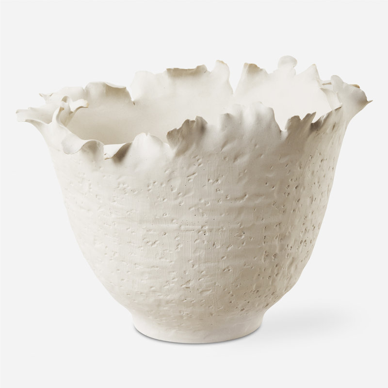 Millwood Pines Gonen Tall Off-White Bowl