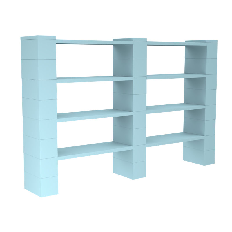 Ensemble de tablettes doubles EverBlock, Bleu clair