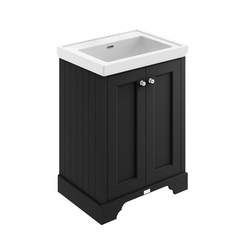 Bayswater 1247 mm Bathroom Vanity, Matt Black
