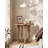 Flower-shaped End Table, Farmhouse Side Table