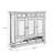 Dark-brown Solid Wood Shoe Storage Bench