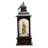 Kurt Adler Battery Operated LED Santa Lantern with Twirling Snow Motion, 9in