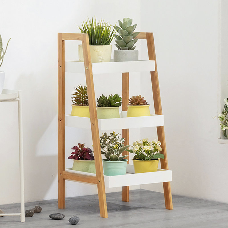 Audrieana Solid Wood Freestanding Bathroom Shelves